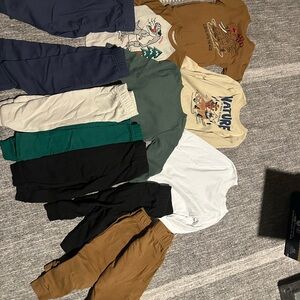 Granimals 18m Clothing Set - Green, White, Brown good condition bundle or lot